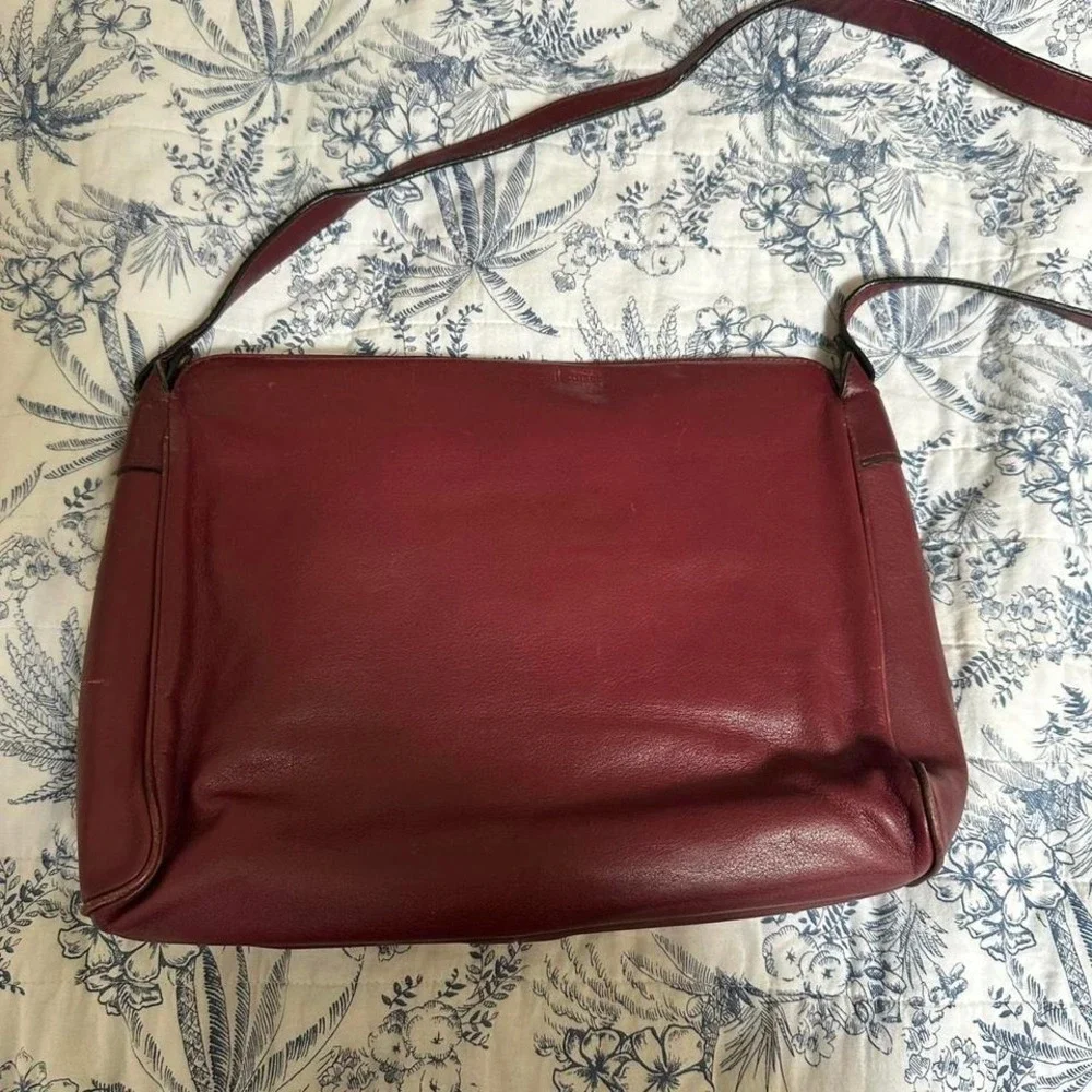 Vintage Y2K Ettiene Aigner handcrafted leather‎ shoulder bag